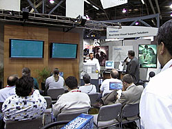 Live product presentations always enhance an exhibition's success